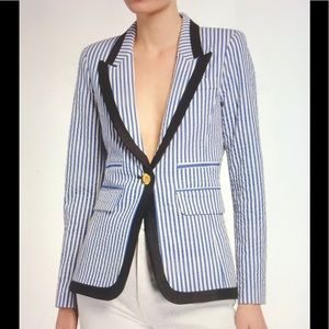 NEW Smyth Taped Striped Blazer Size 2 MSRP $795